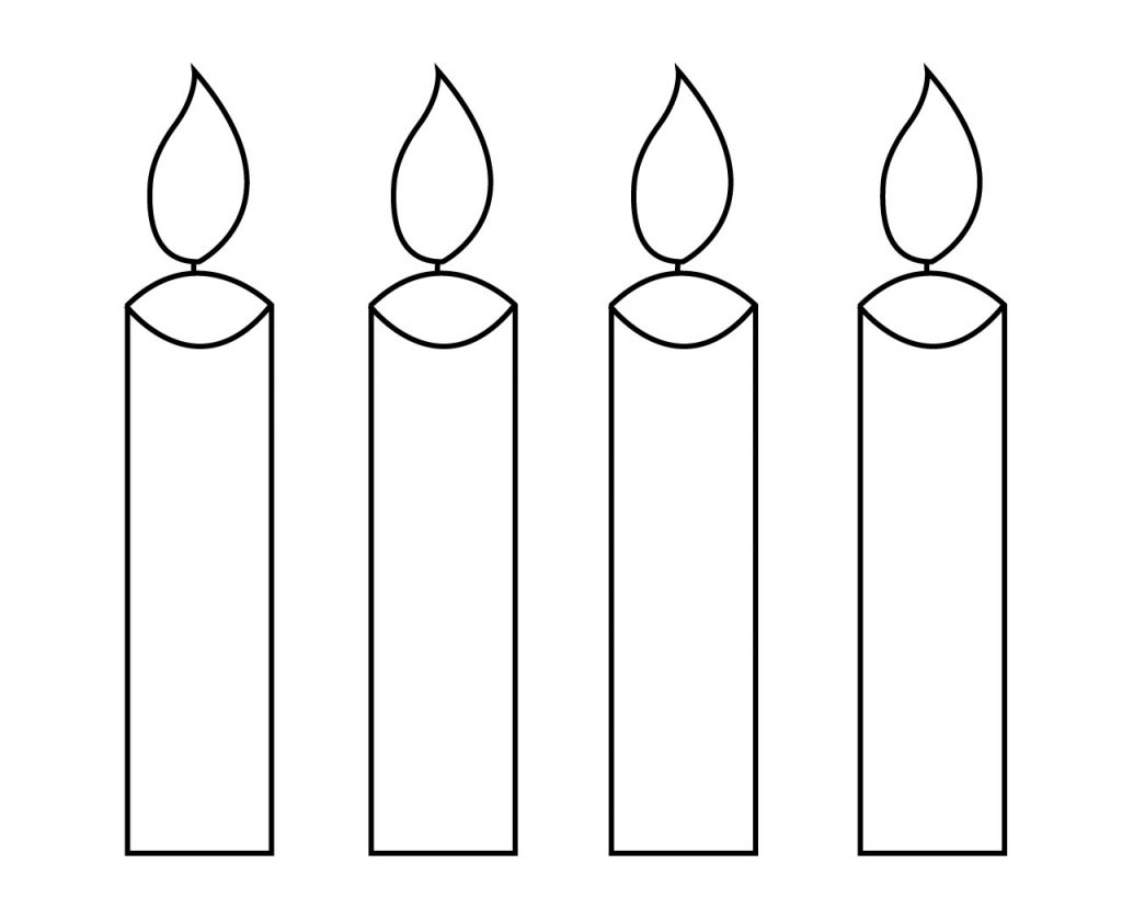 Candle Template Printable