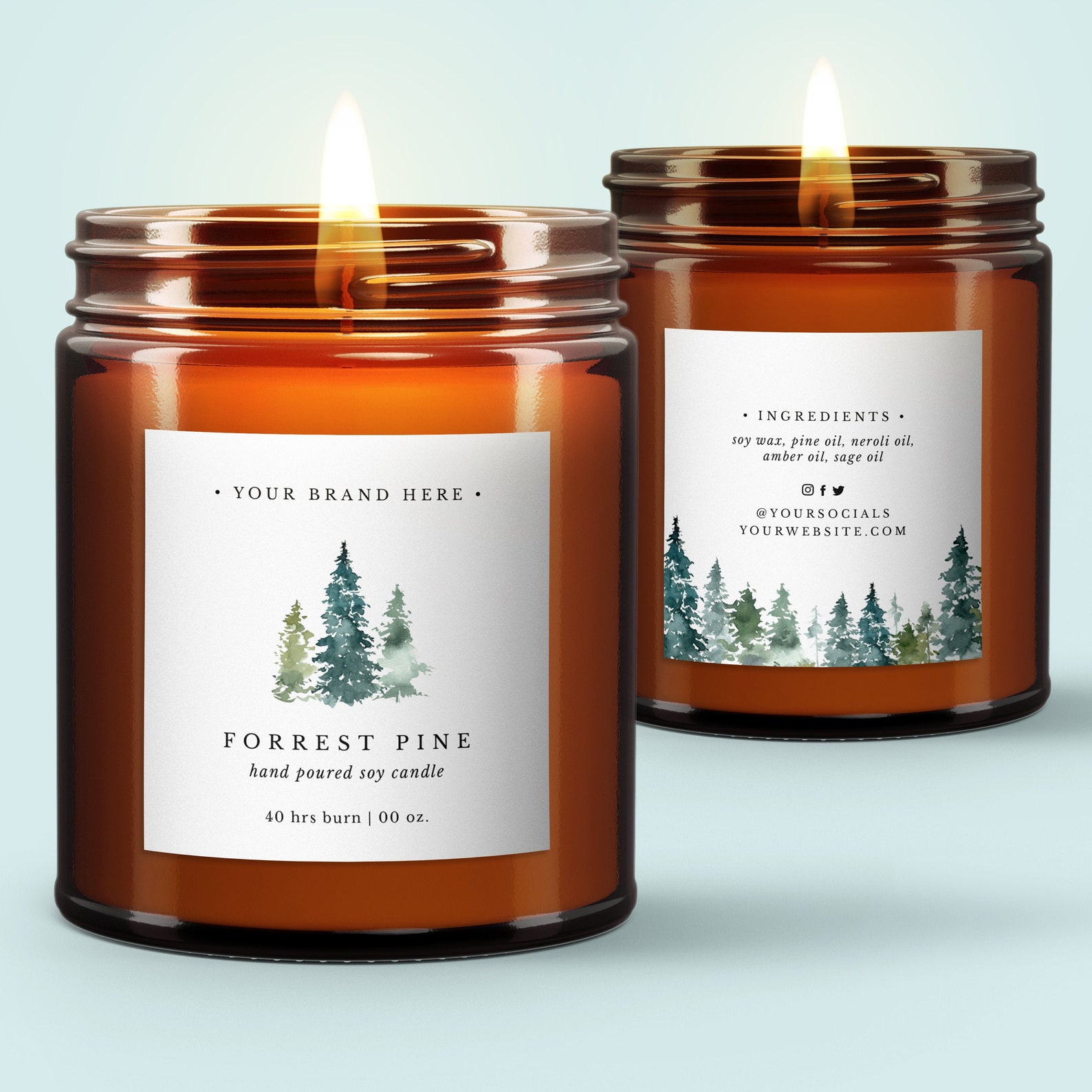 Free Printable Candle Label Templates Design Candle Labels Instantly