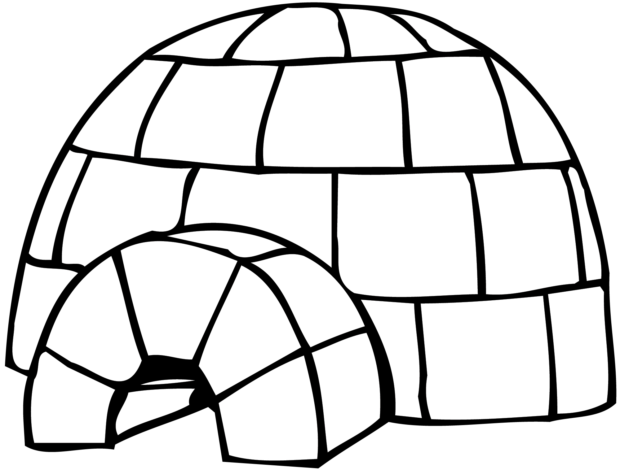 3 Easy Steps to Make Printable Igloo Templates