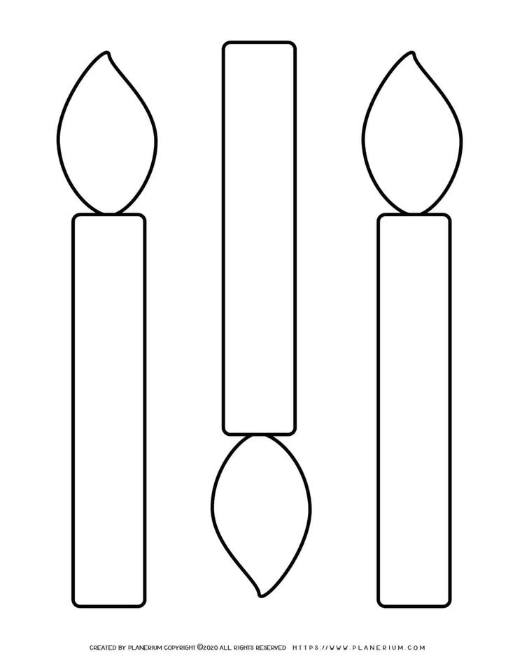 Templates Page 2 Planerium Candle Template Candle Printable